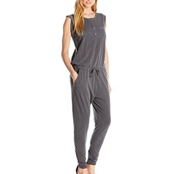 sundry sleeveless knit jumpsuit